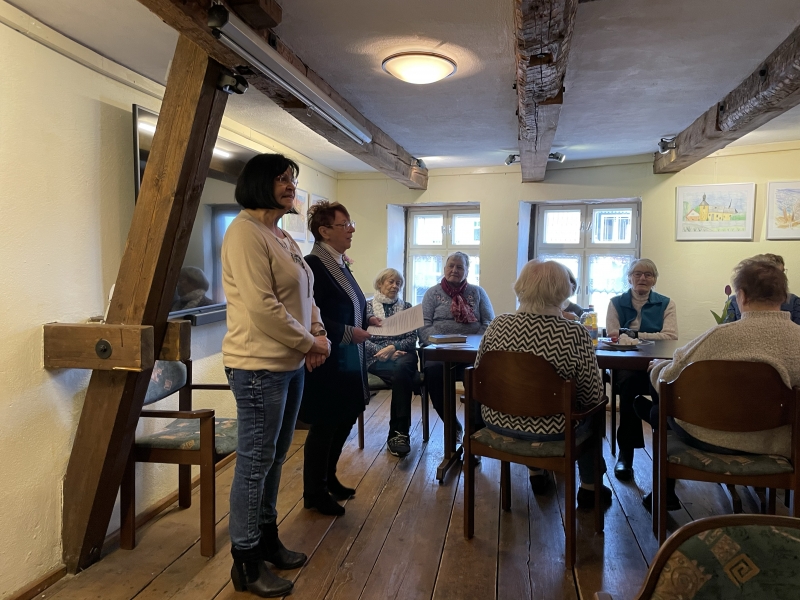 Frau Simon & Frau Schober vom Kulturverein